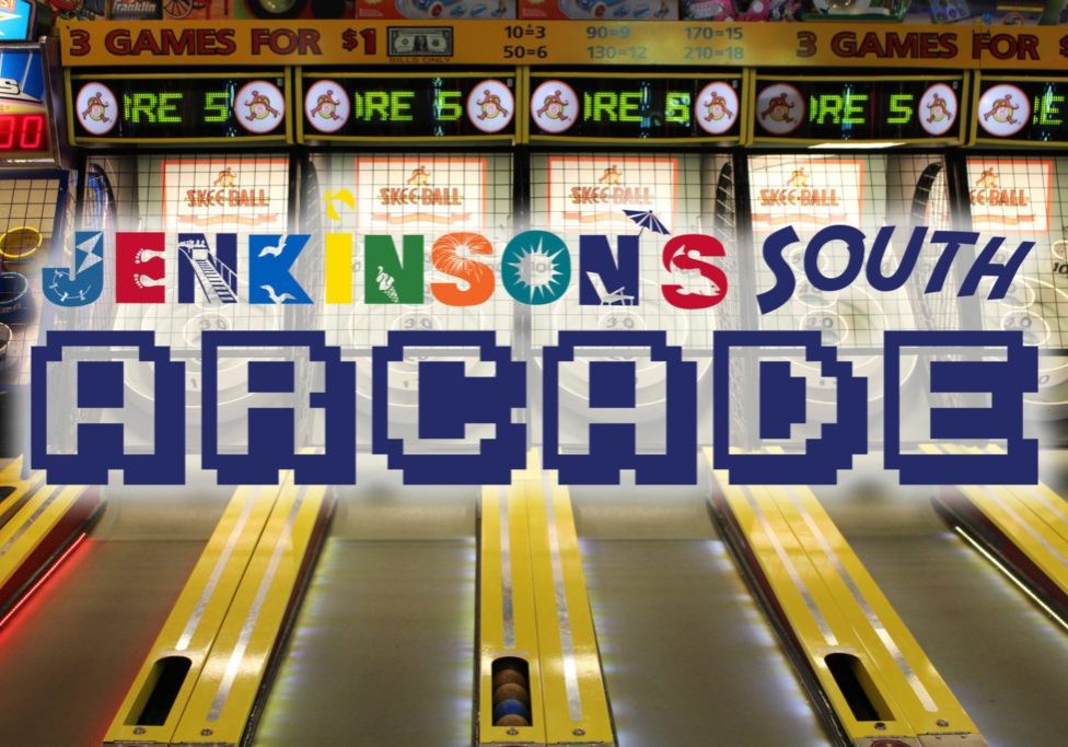 Jenkinson's South Arcade. Skiball lanes in the background.